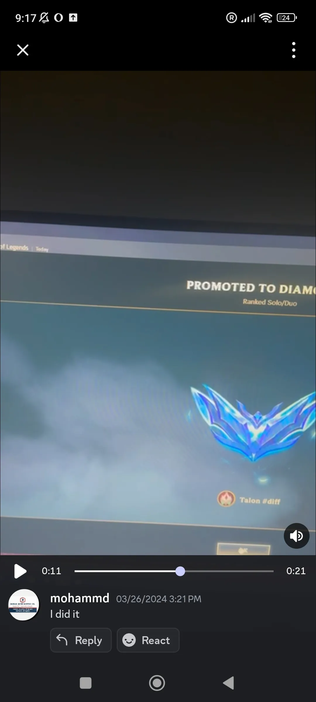 External review proof