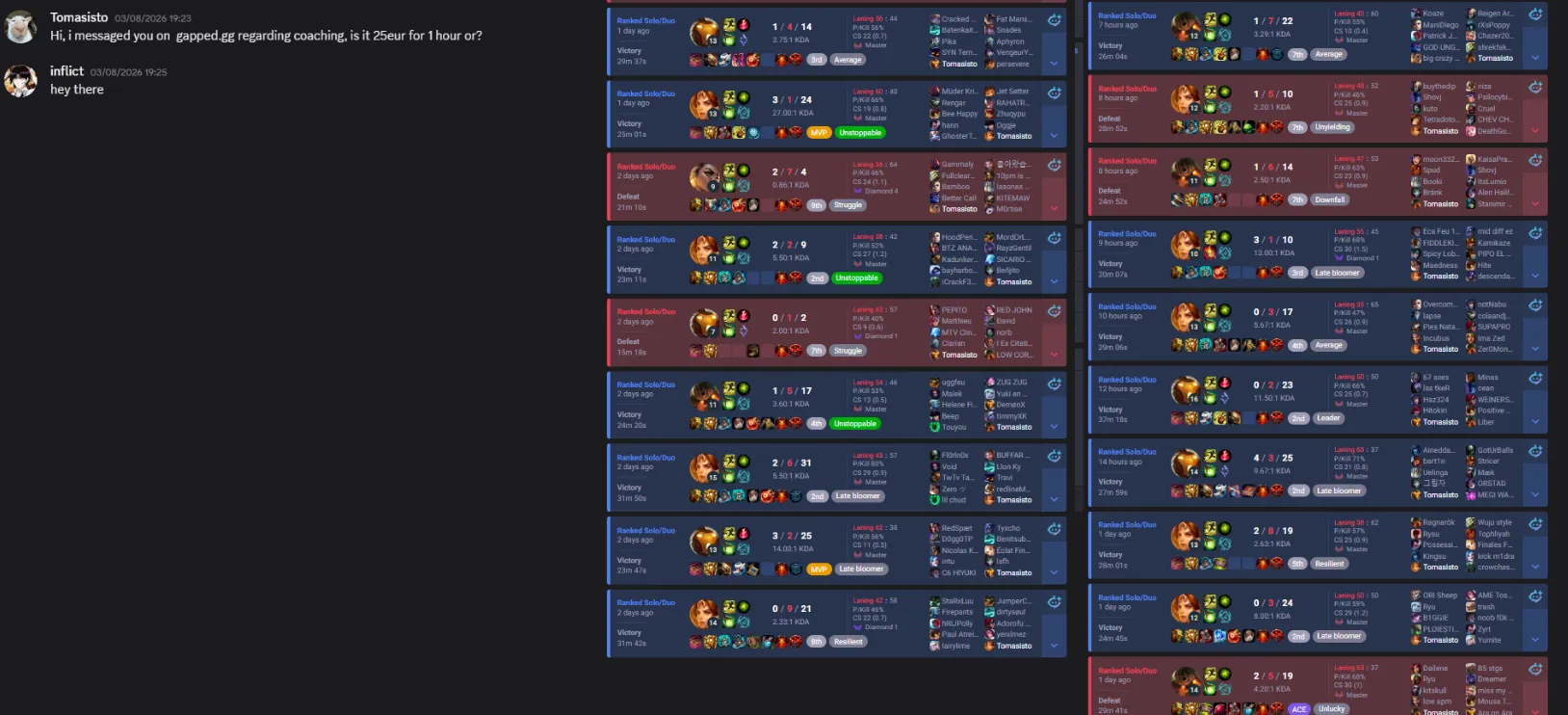 400 lp coaching
