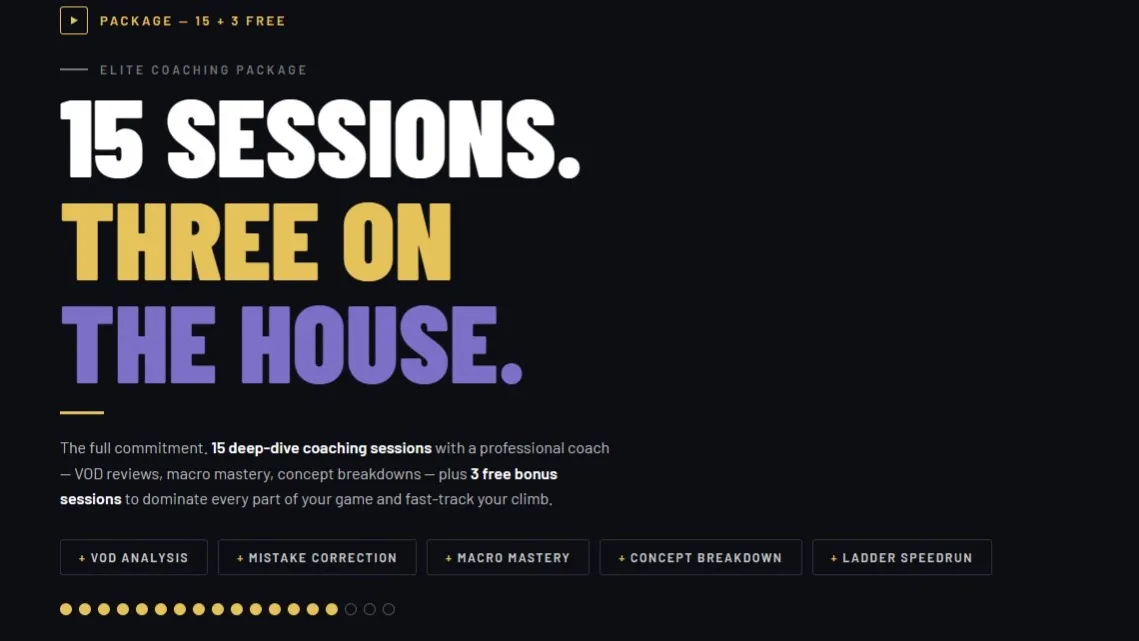 15 Sessions + 3 Free cover