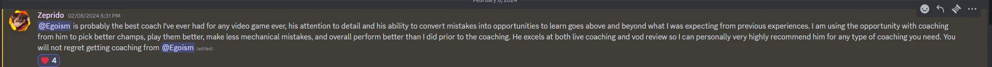 External review proof